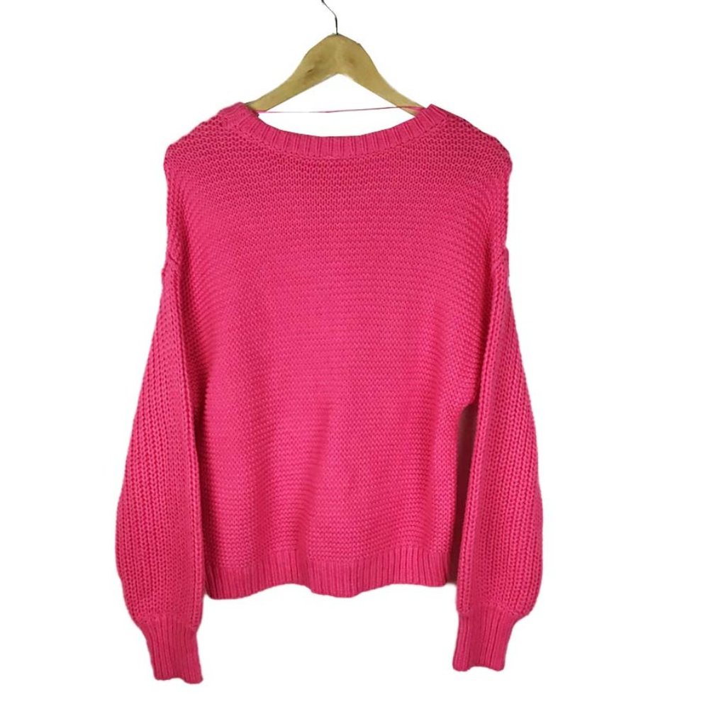 Free People Dream Mixed-Knit Hibiscus Highlight Sweater - Picture 9 of 16